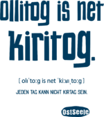 OstSeele-Ollitog is net Kiritog